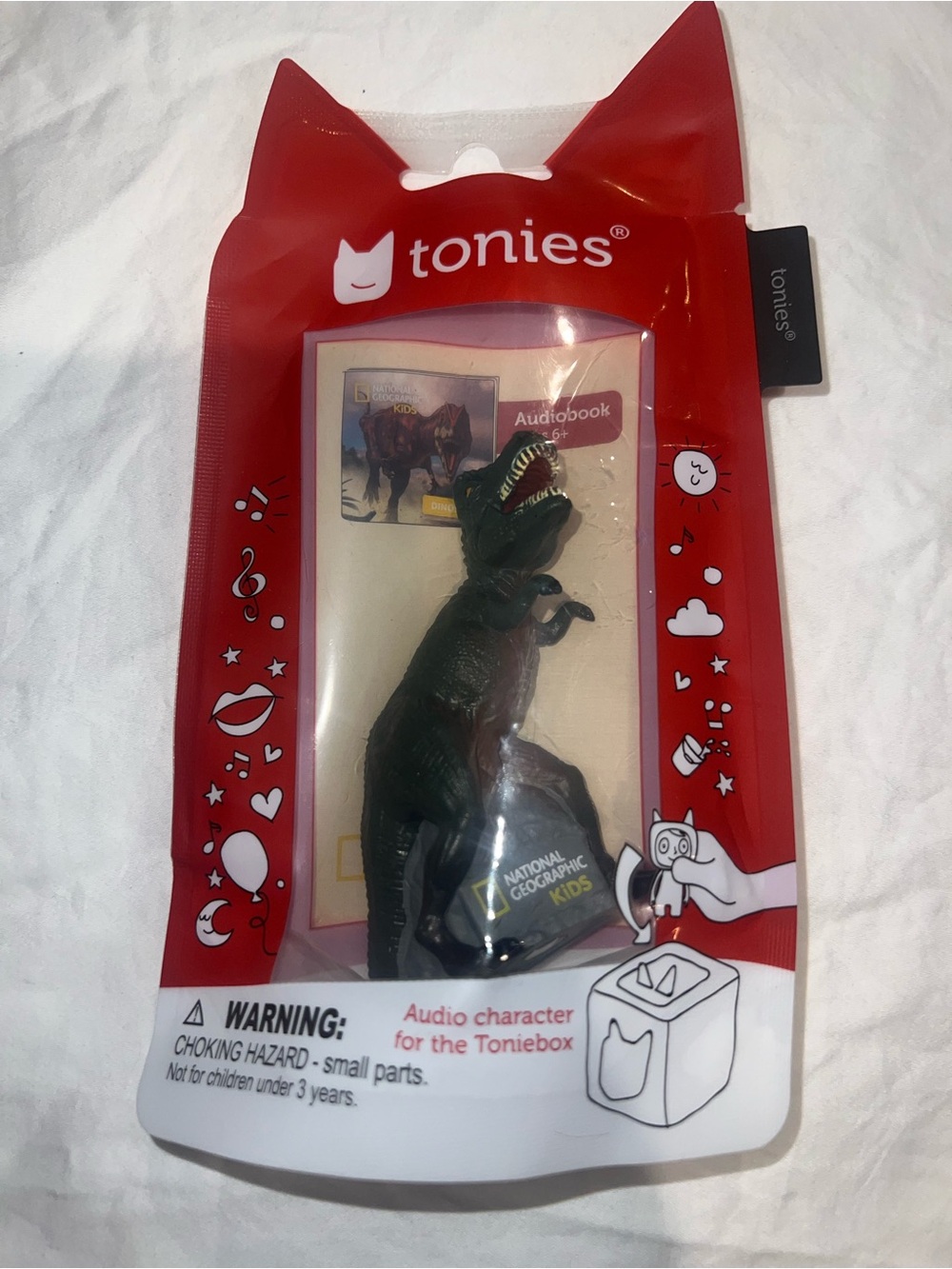 Tonies National Geographic Kids T-Rex Audio Character – Black/Green